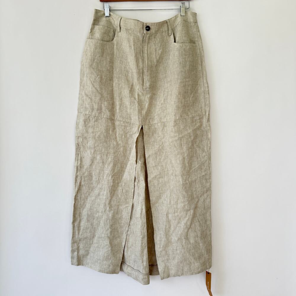 Reformation Natural Linen Maxi Skirt - Beige - Picture 6 of 12